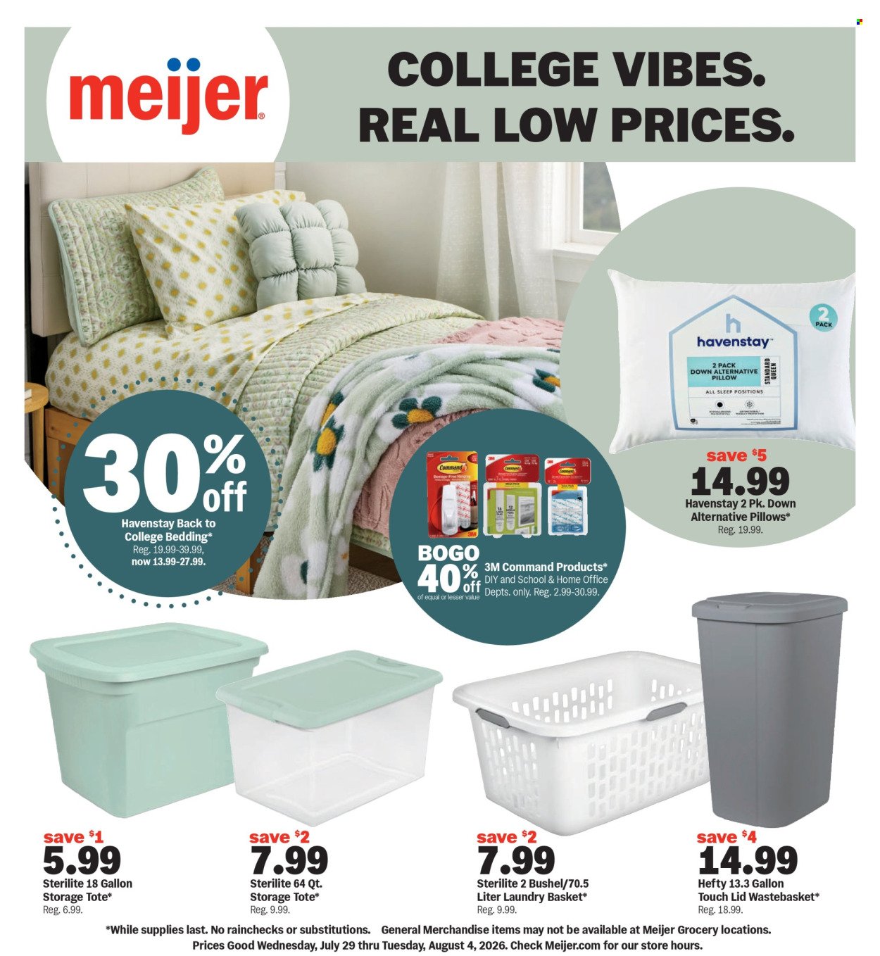 MEIJER ad - Back to College Deals