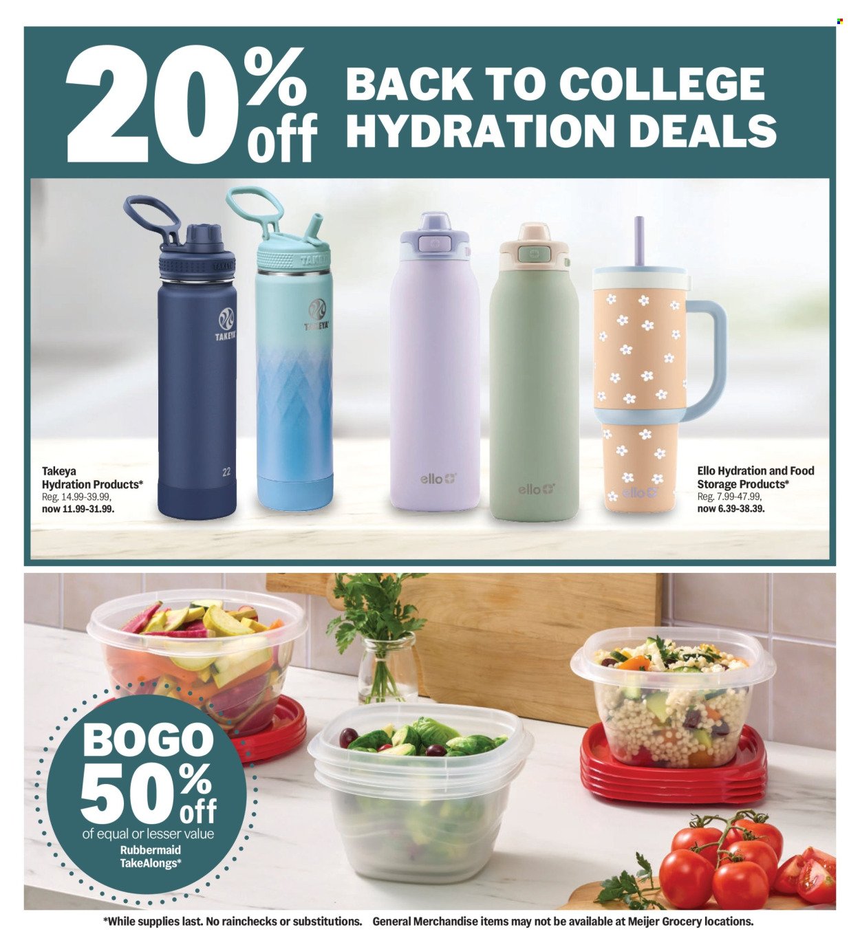 MEIJER ad - Back to College Deals