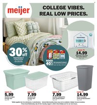 MEIJER ad - Back to College Deals