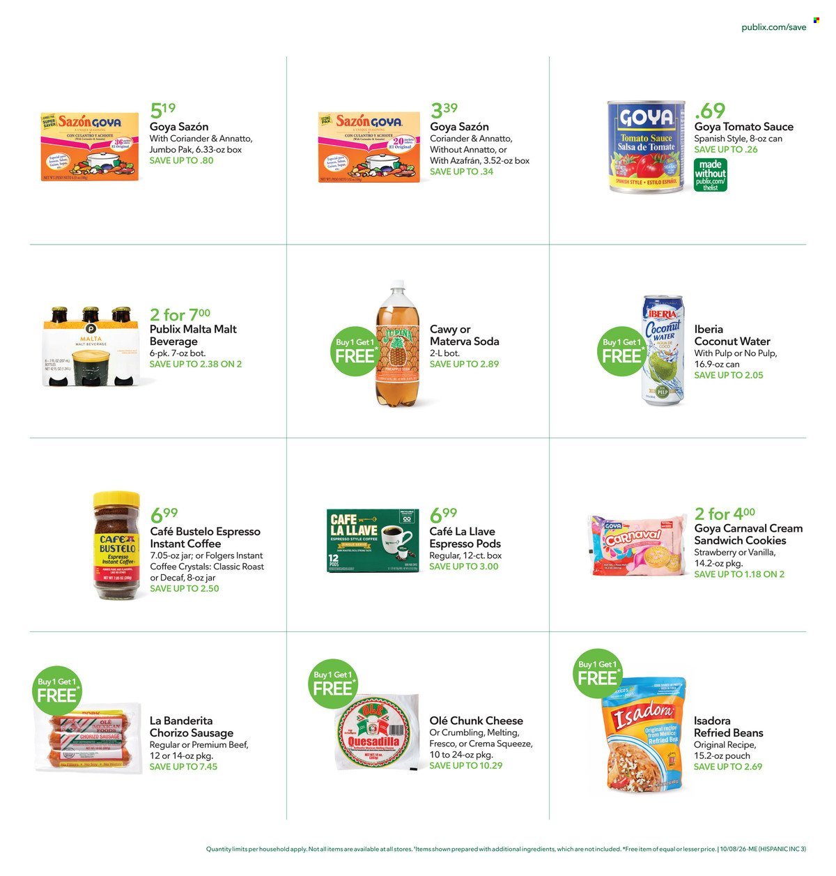 PUBLIX ad - Hispanic Heritage Month