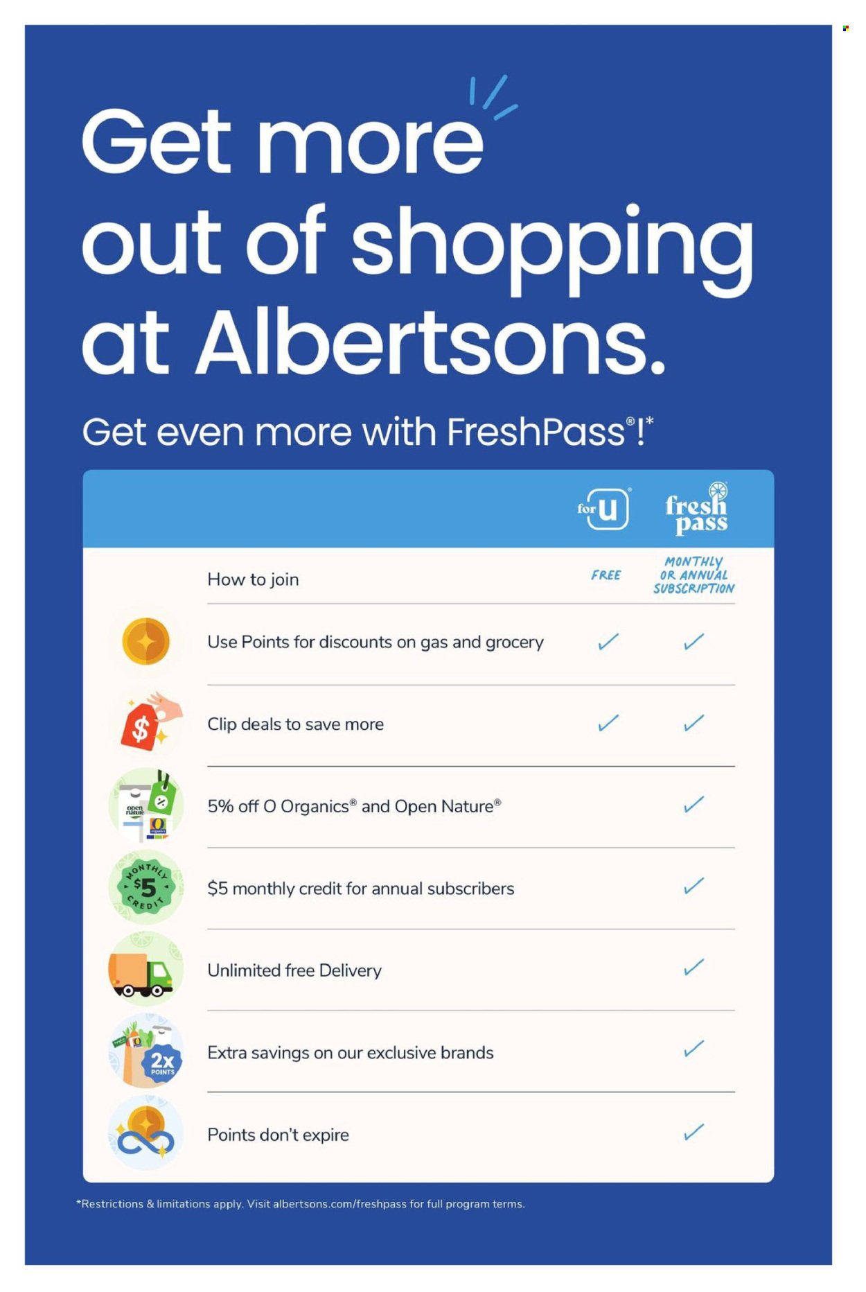 ALBERTSONS ad - Weekly Ad