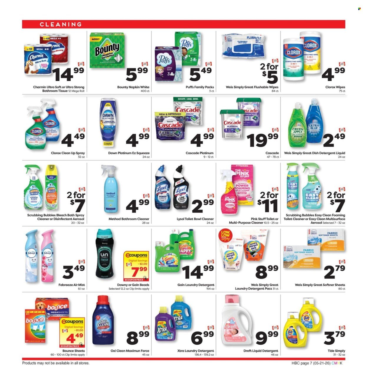 WEIS ad - Monthly Home
