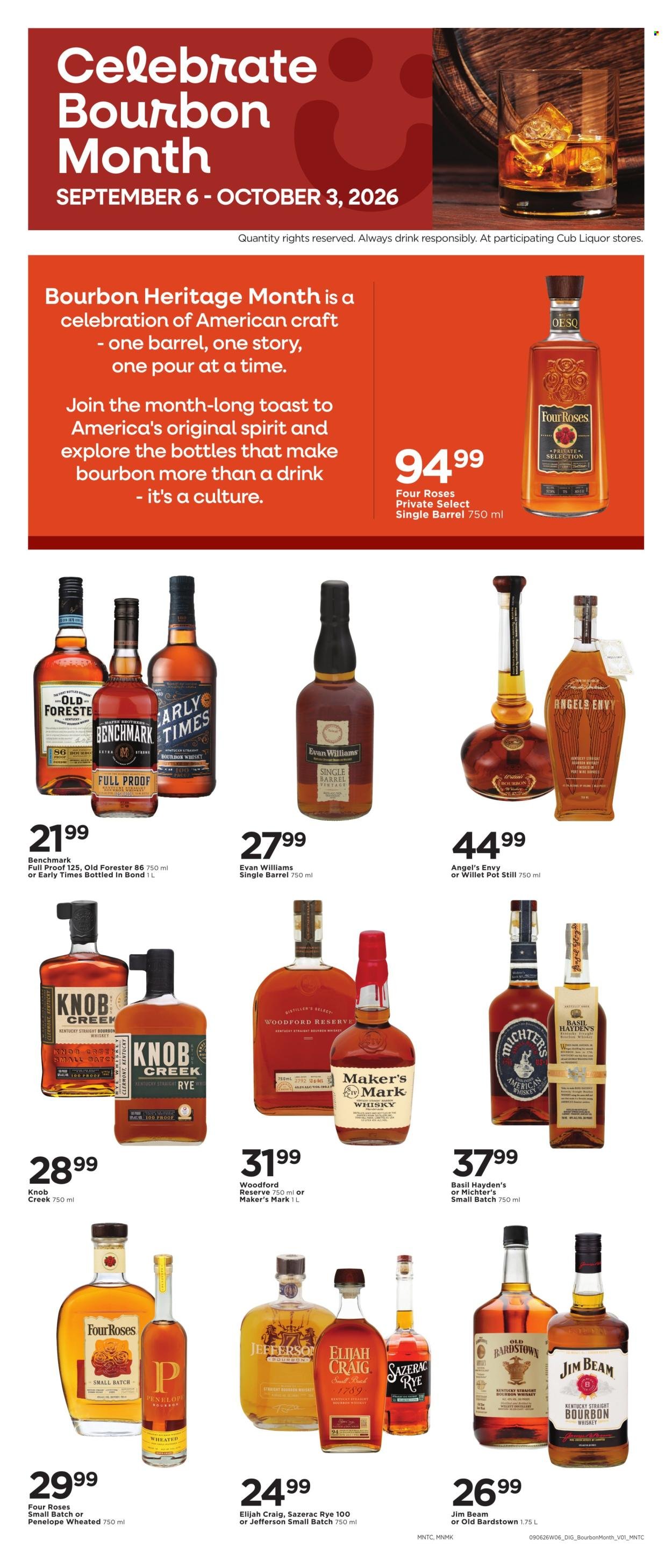 CUB FOODS ad - Bourbon
