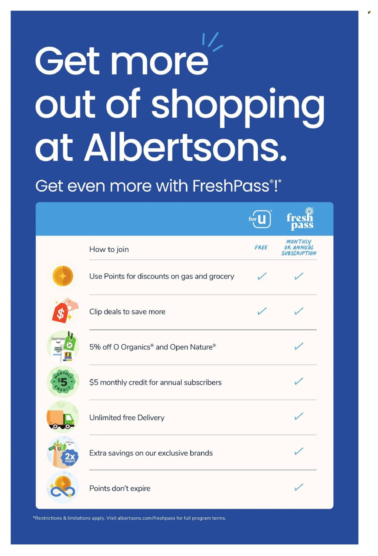 ALBERTSONS ad - Weekly Ad