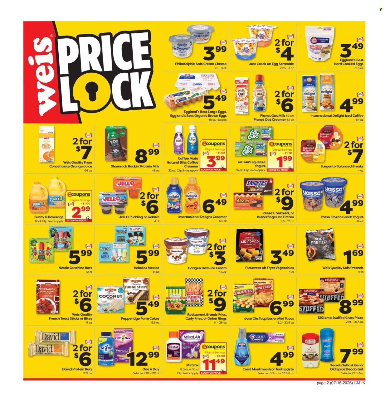 WEIS ad - Ad Specials