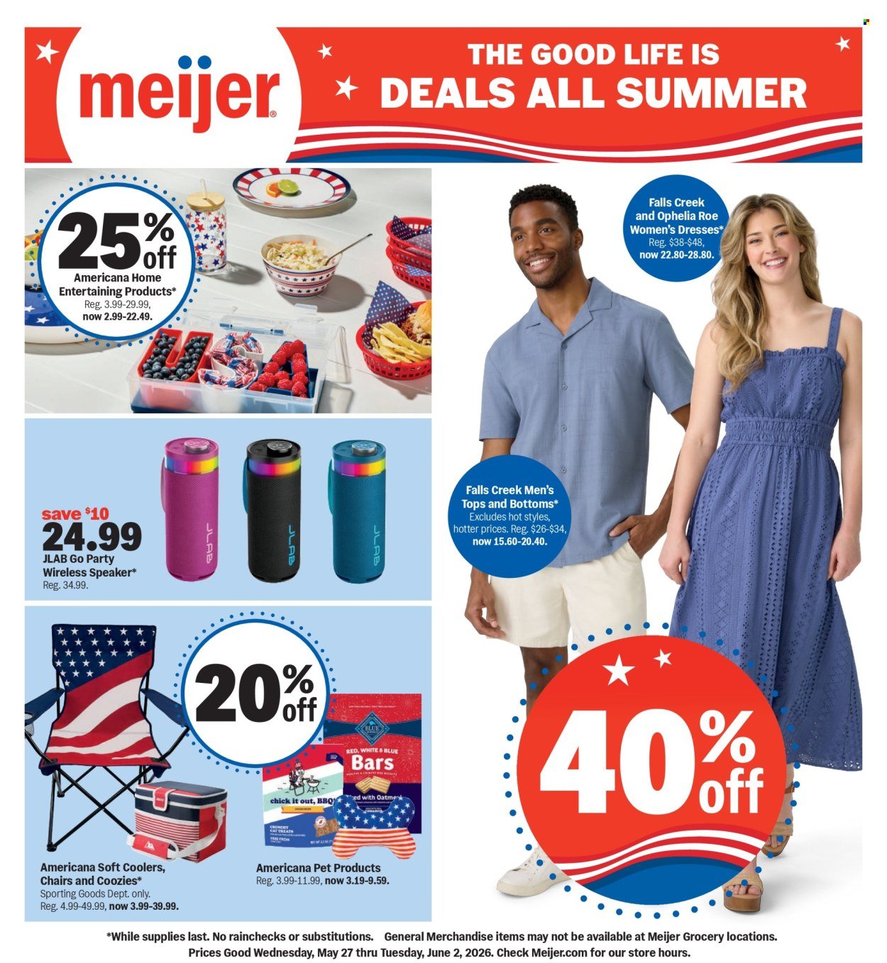 MEIJER ad - The good life is deals all summer