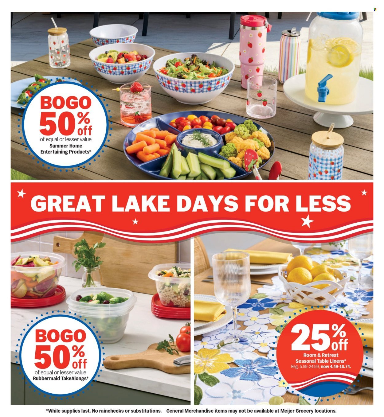 MEIJER ad - The good life is deals all summer