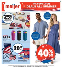 MEIJER ad - The good life is deals all summer