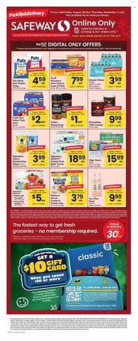 SAFEWAY ad - Bonus Online Savings