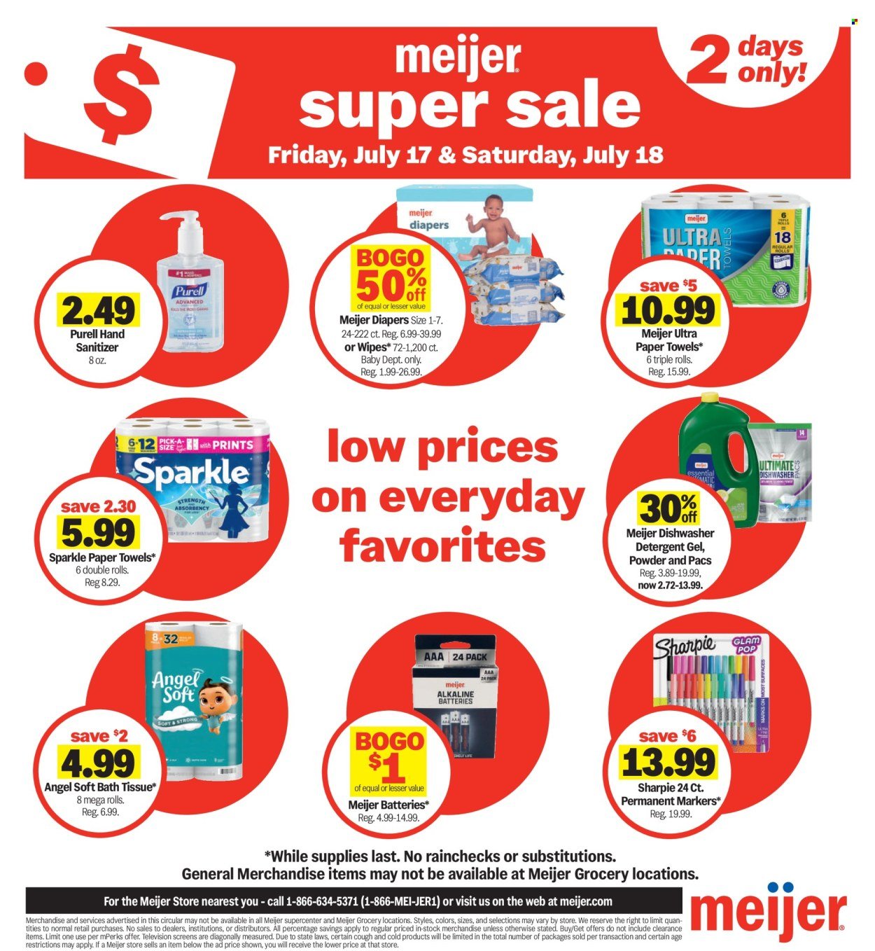 MEIJER ad - Super Sale