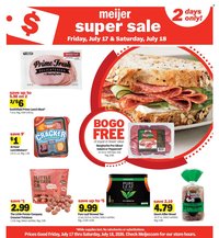 MEIJER ad - Super Sale