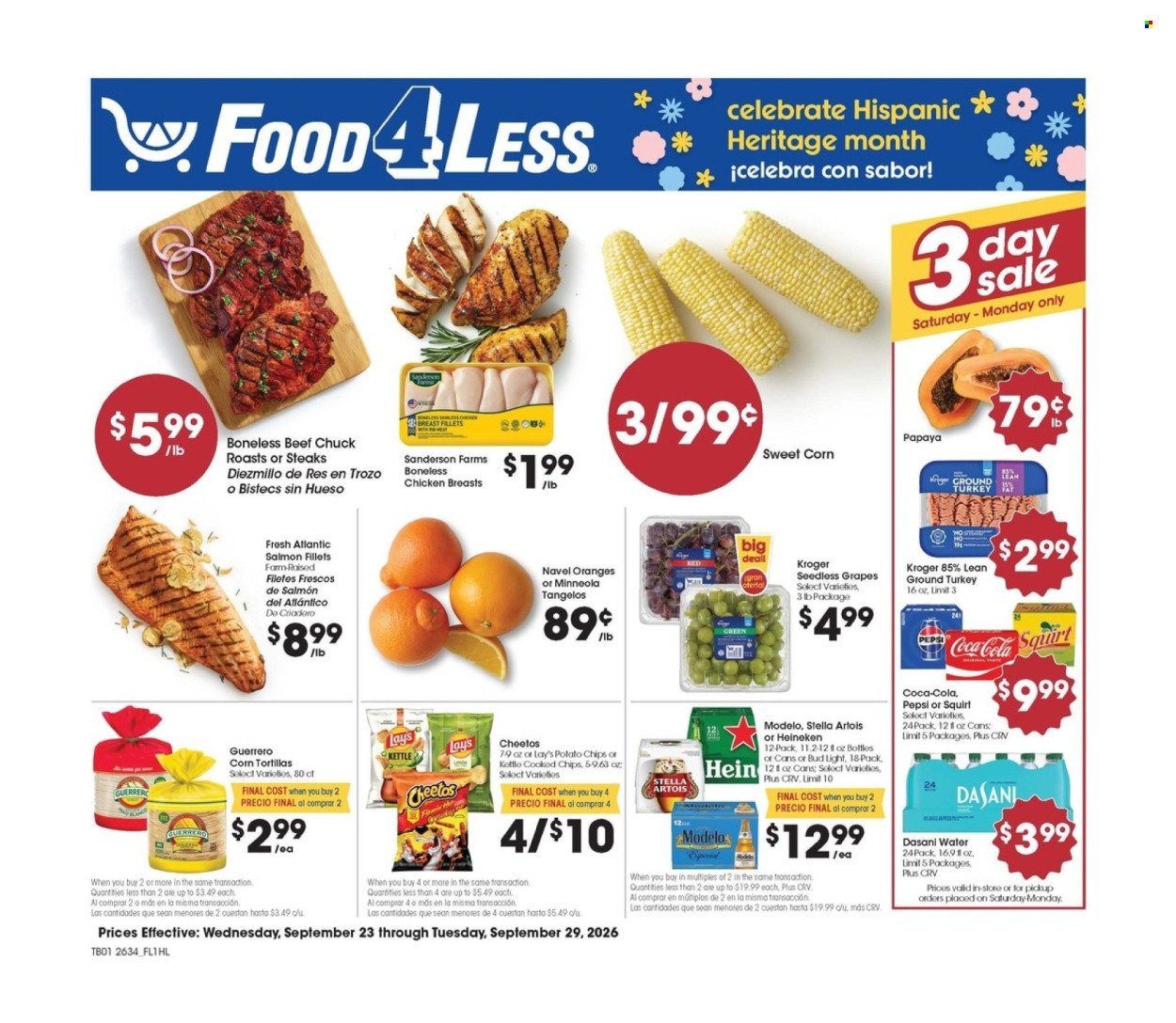 FOOD 4 LESS ad - Weekly Ad