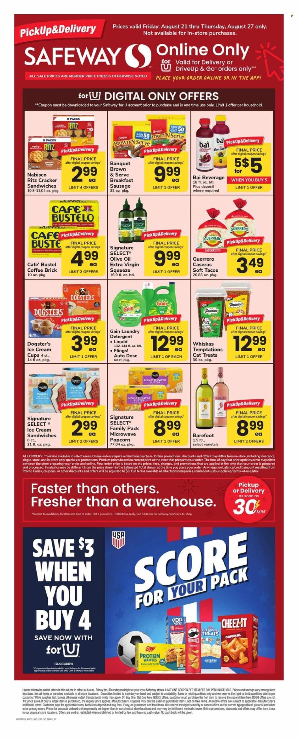 SAFEWAY ad - Bonus Online Savings
