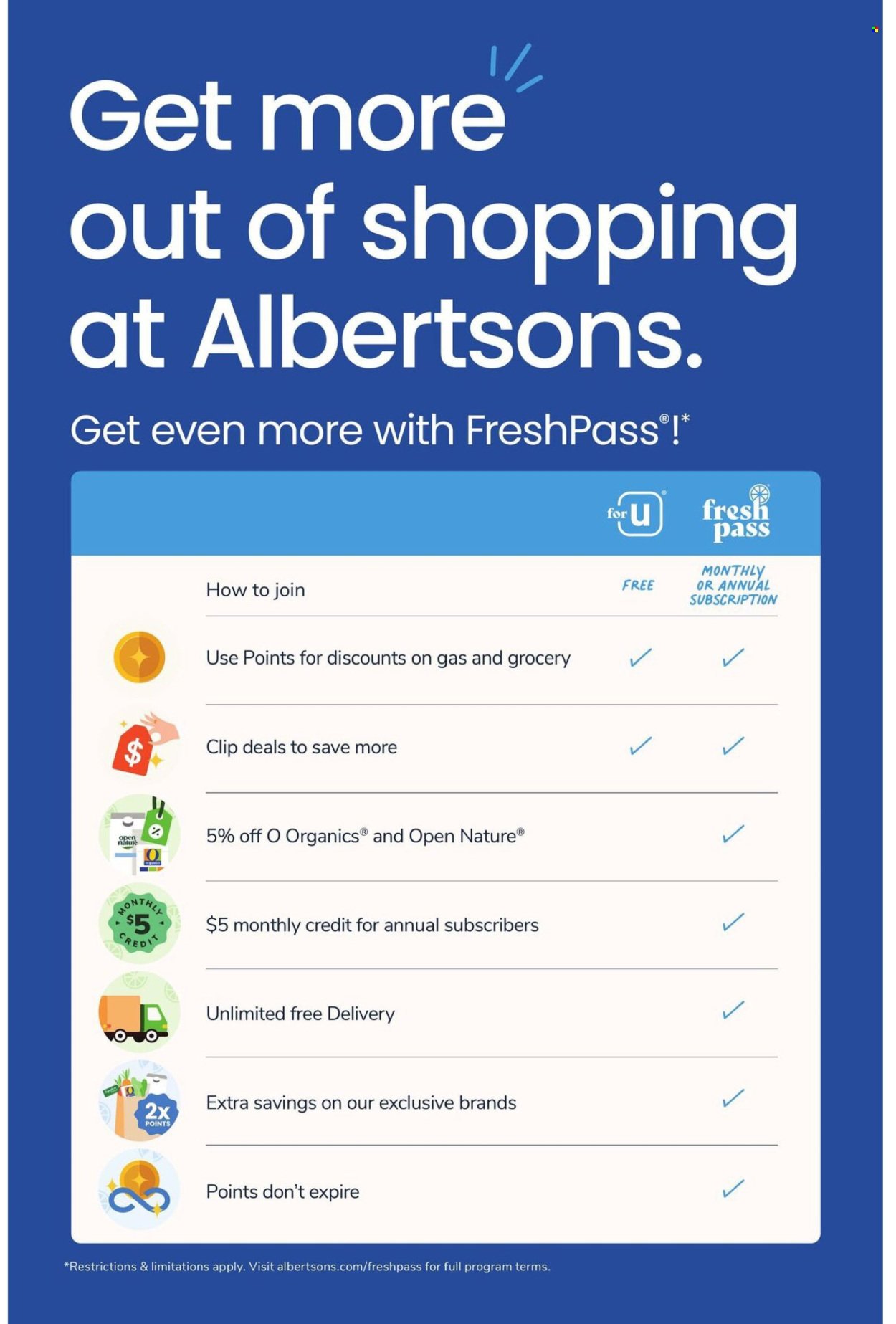 ALBERTSONS ad - Weekly Ad