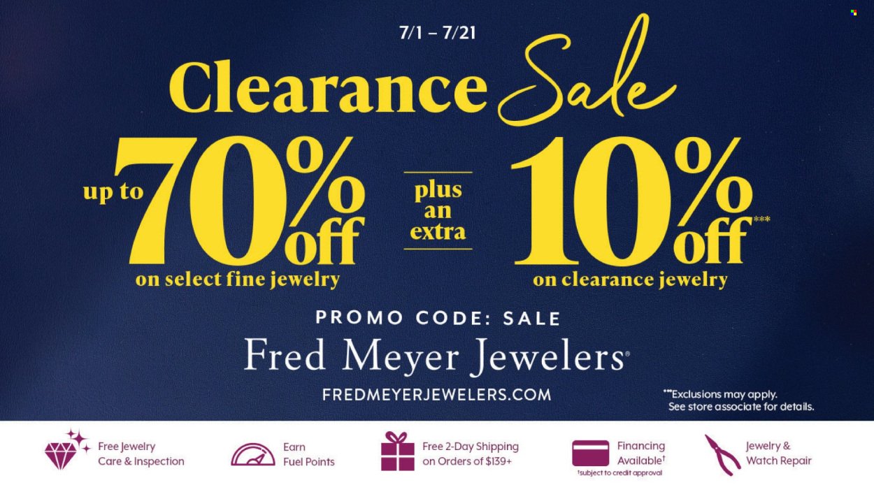 FRED MEYER ad - Home & Apparel