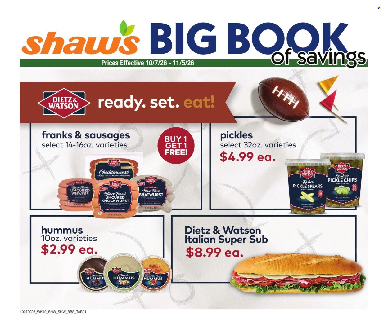 SHAW’S ad - Big Book of Savings