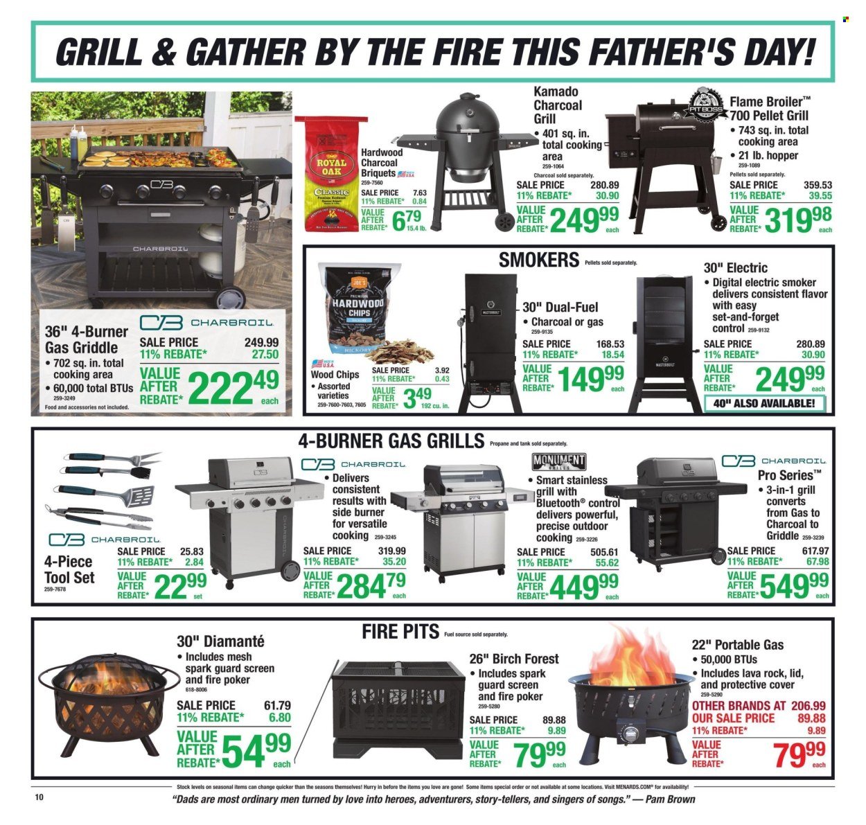 MENARDS ad - 11% Rebate* Sale
