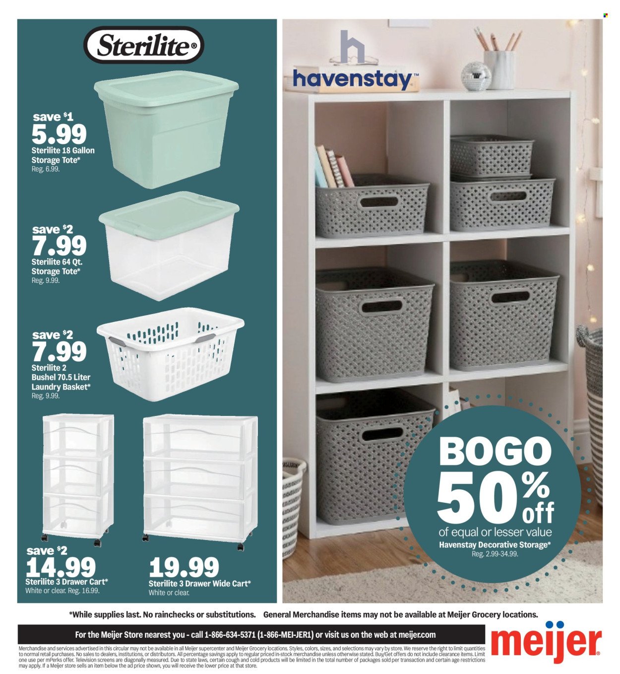 MEIJER ad - Back To Campus Cool At Real Low Prices