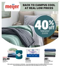MEIJER ad - Back To Campus Cool At Real Low Prices