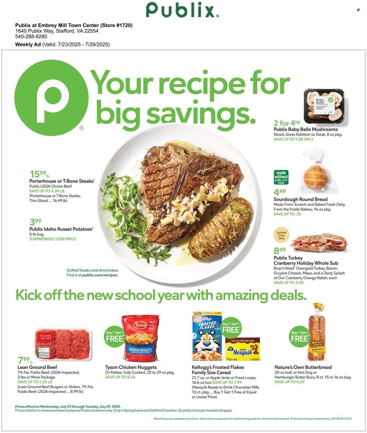 PUBLIX ad - Weekly Ad (2025-07-23 - 2025-07-29) | 1