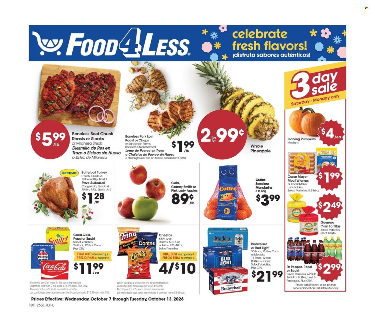 FOOD 4 LESS ad - Weekly Ad