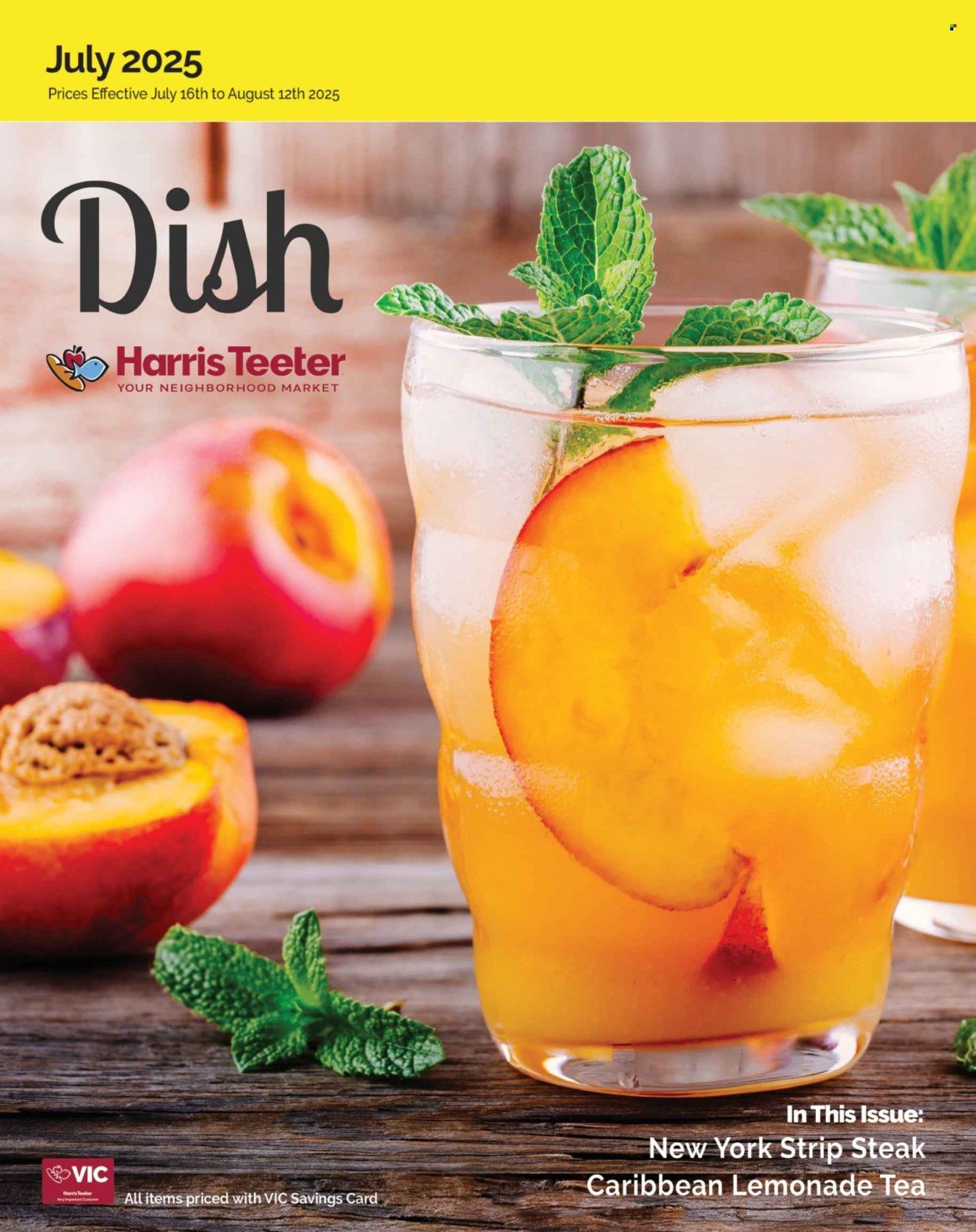 HARRIS TEETER ad - The Monthly Dish (2025-07-16 - 2025-08-12) | 1
