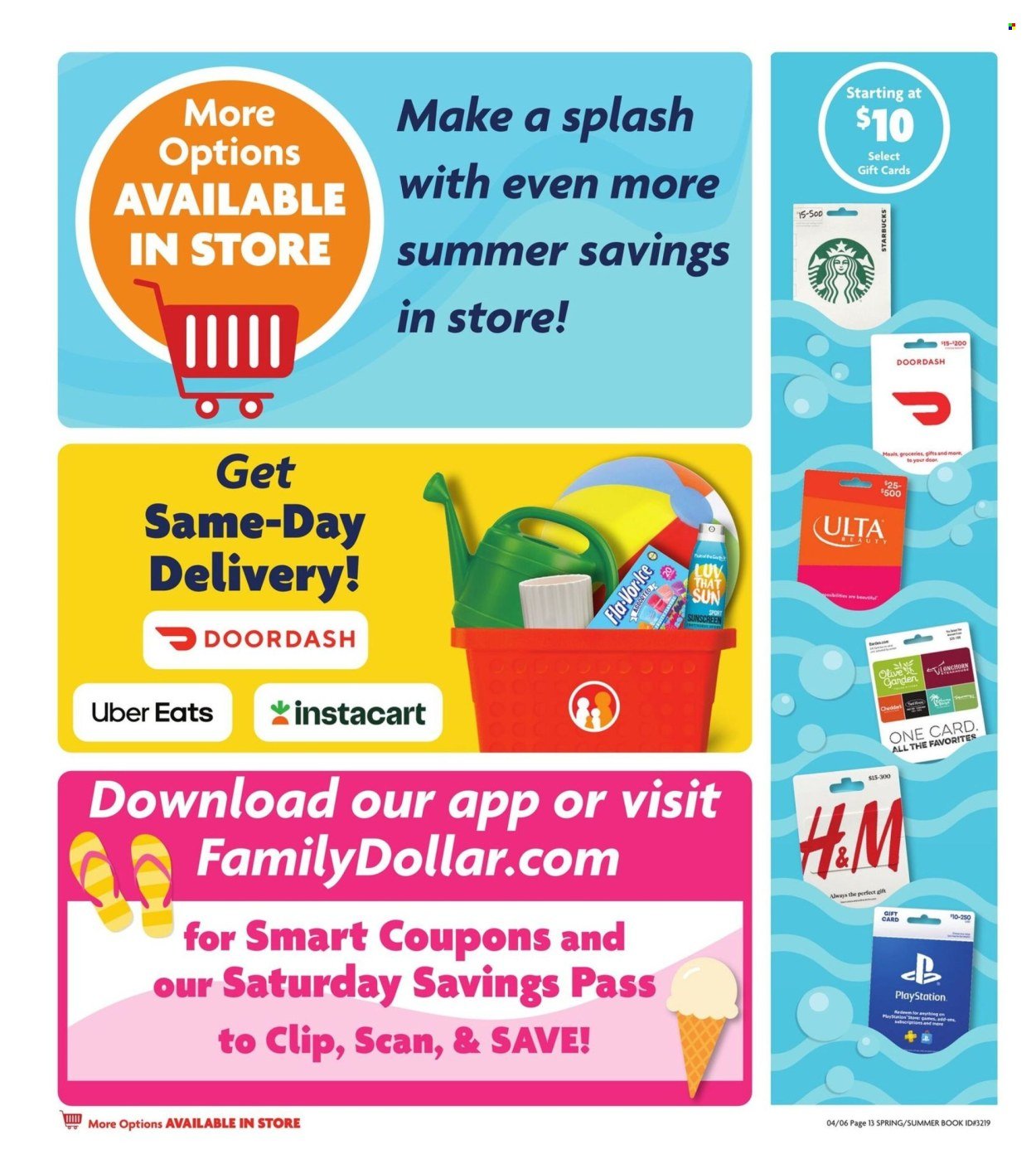 FAMILY DOLLAR ad - Spring/Summer Book