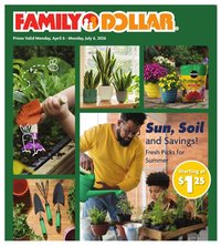 FAMILY DOLLAR ad - Spring/Summer Book
