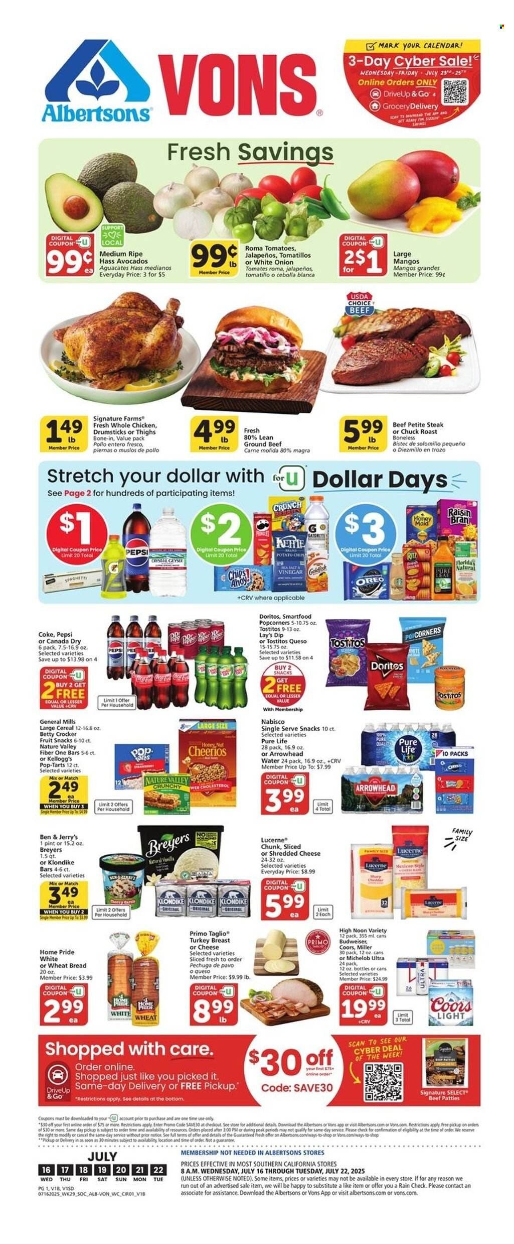 ALBERTSONS ad - Weekly Ad (2025-07-16 - 2025-07-22) | 1