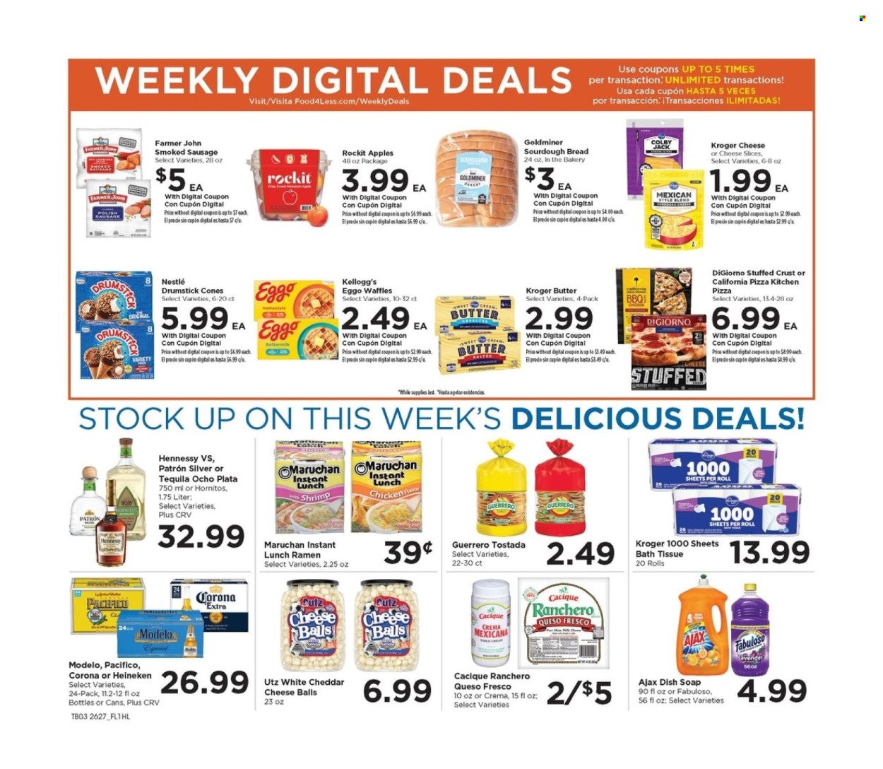 FOOD 4 LESS ad - Weekly Ad