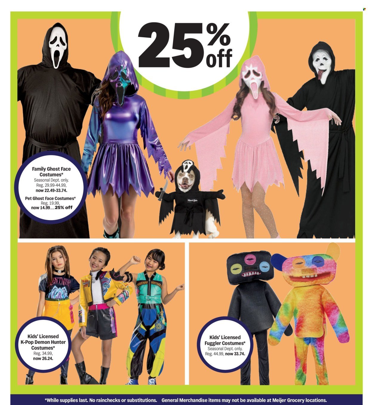 MEIJER ad - Halloween Deals