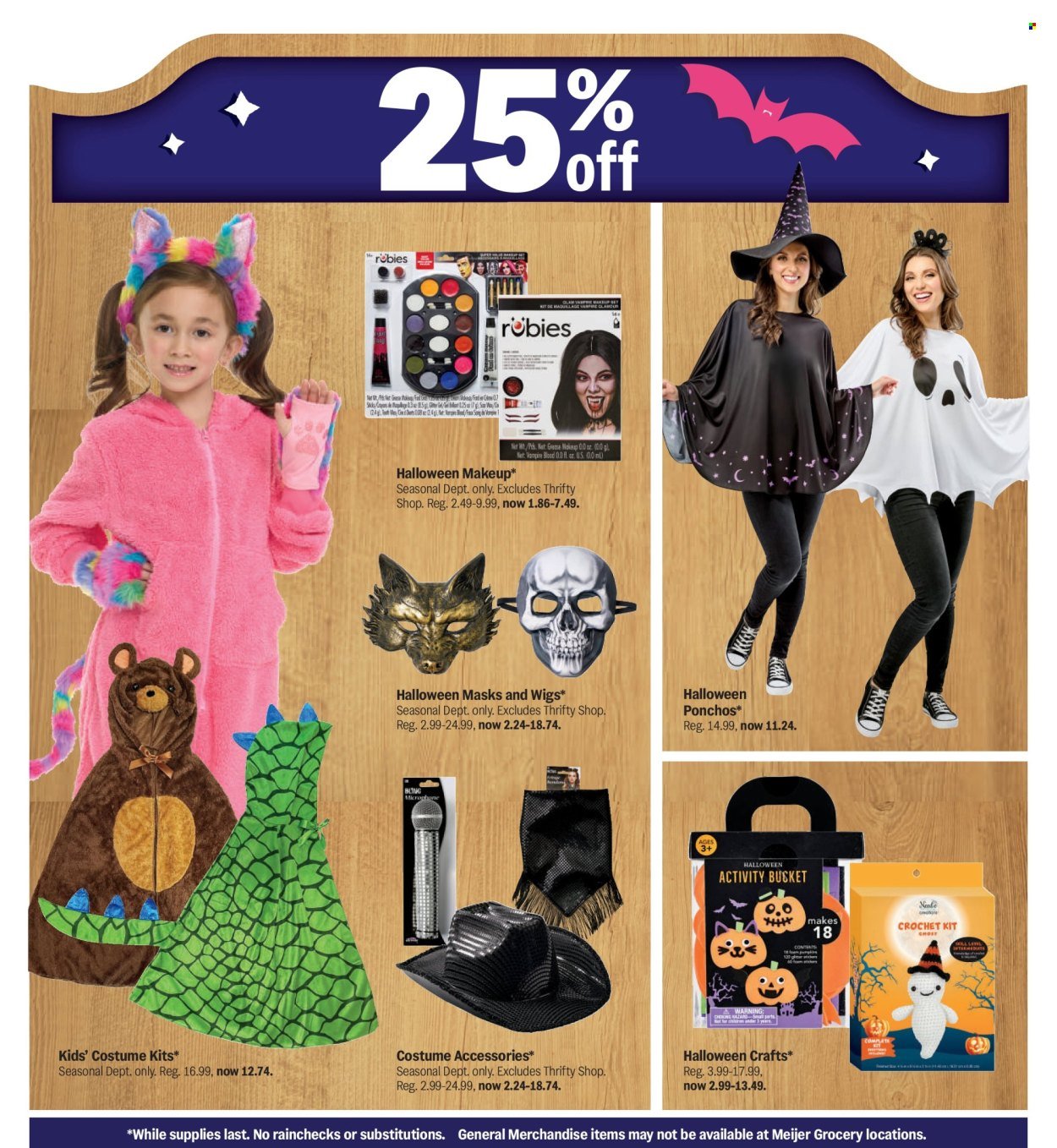 MEIJER ad - Halloween Deals