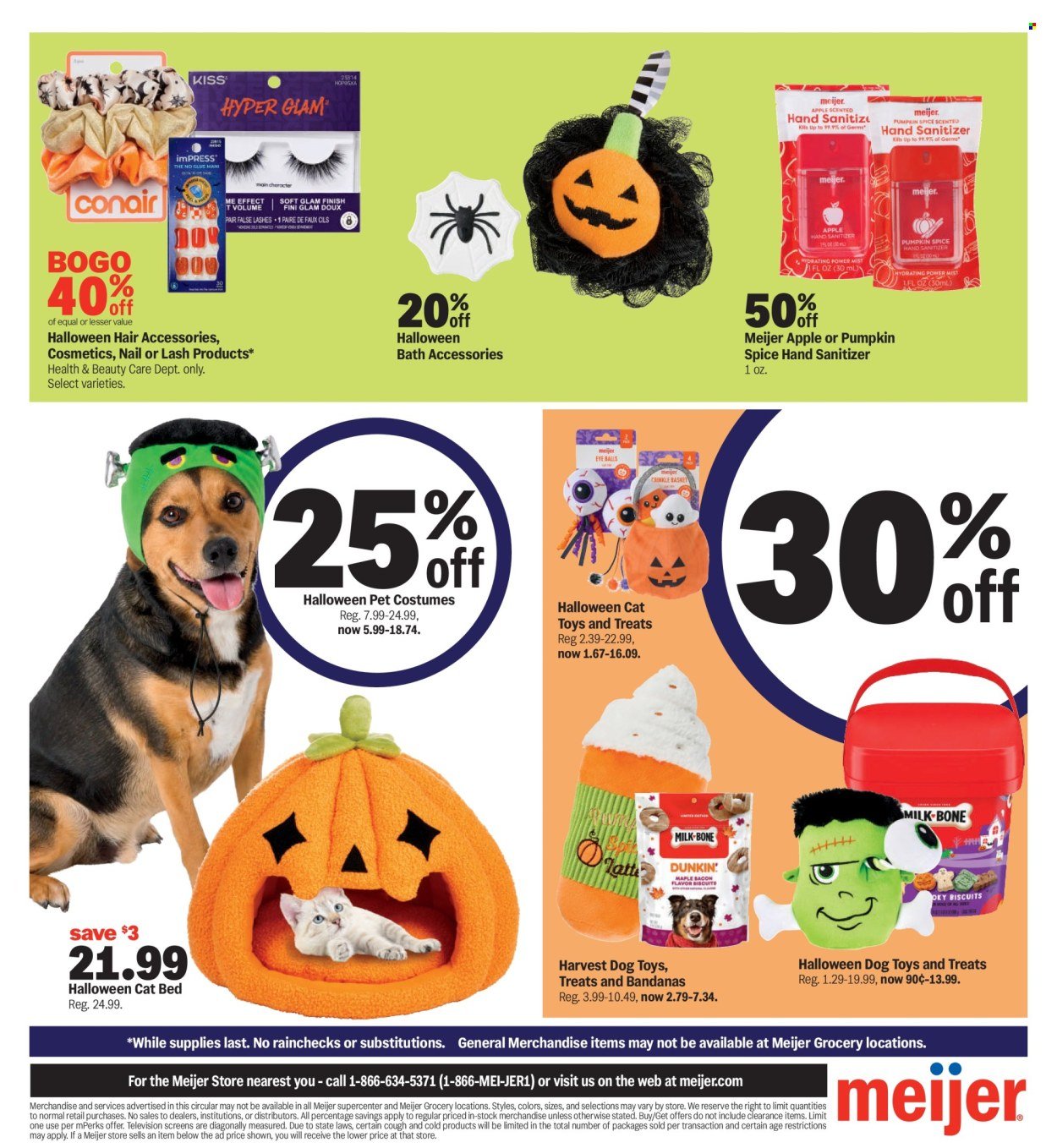 MEIJER ad - Halloween Deals