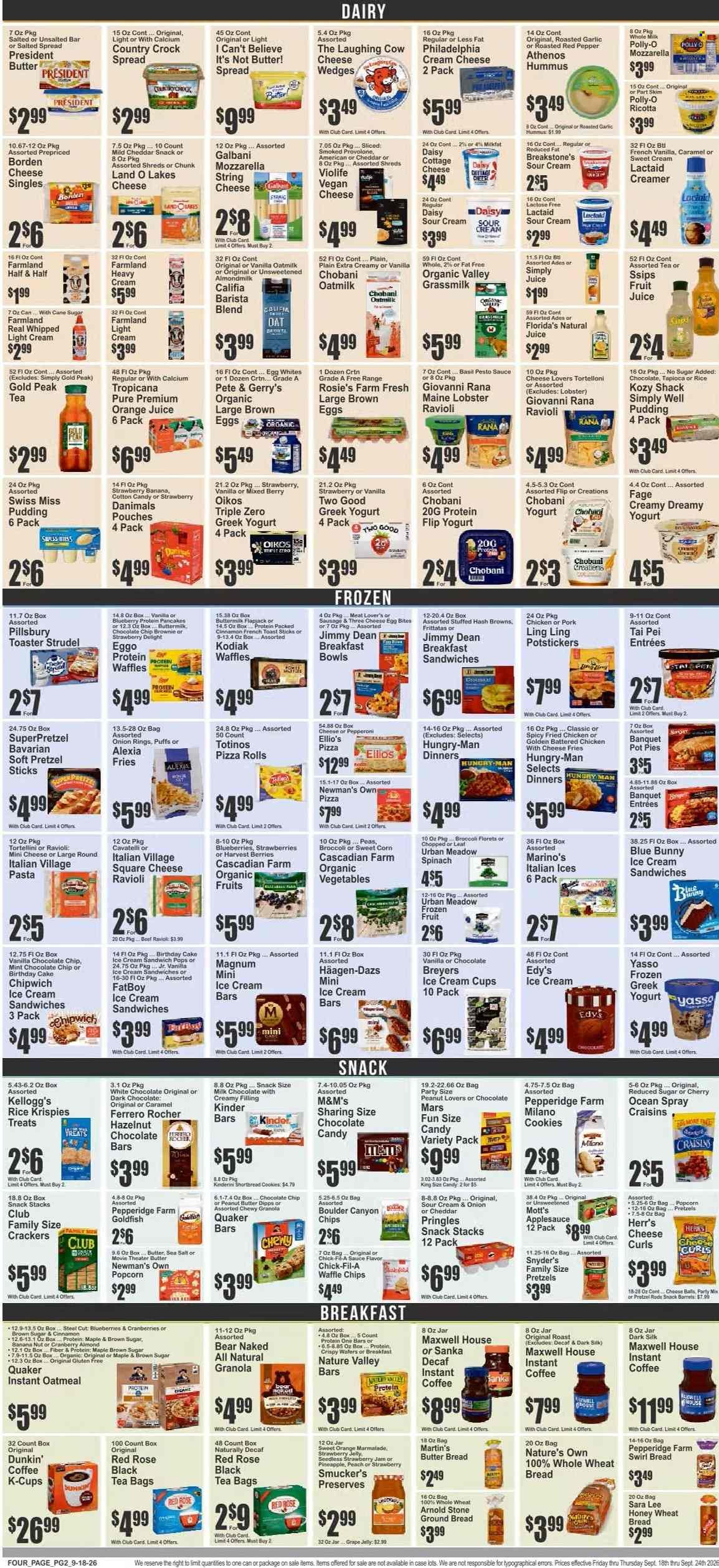 KEY FOOD ad - from Fri, September 18, 2026