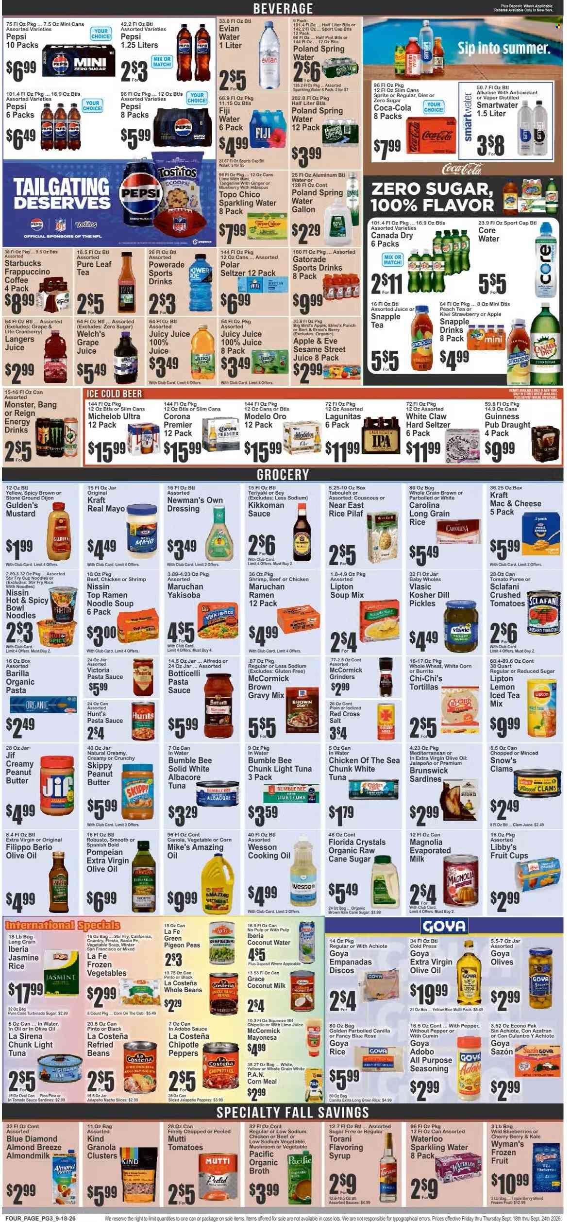 KEY FOOD ad - from Fri, September 18, 2026