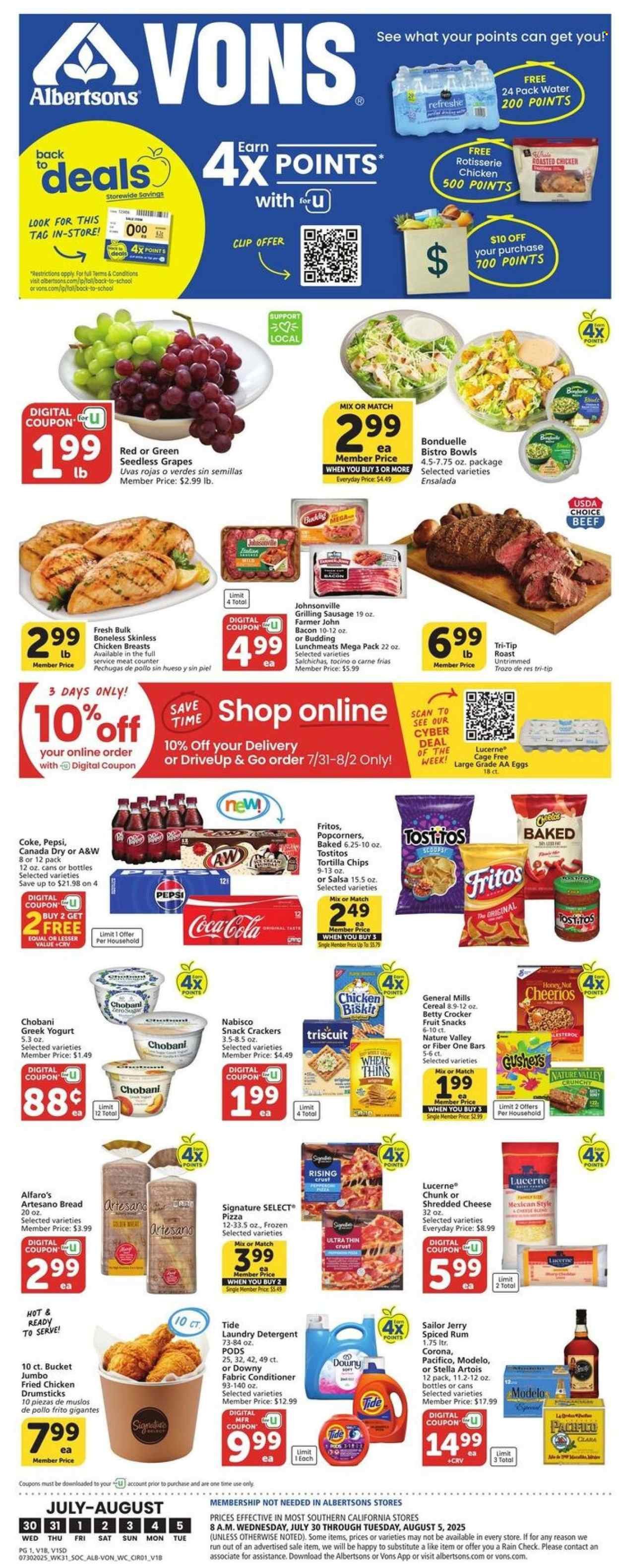 ALBERTSONS ad - Weekly Ad (2025-07-30 - 2025-08-05) | 1