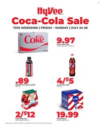 HY-VEE ad - Coca-Cola Sale