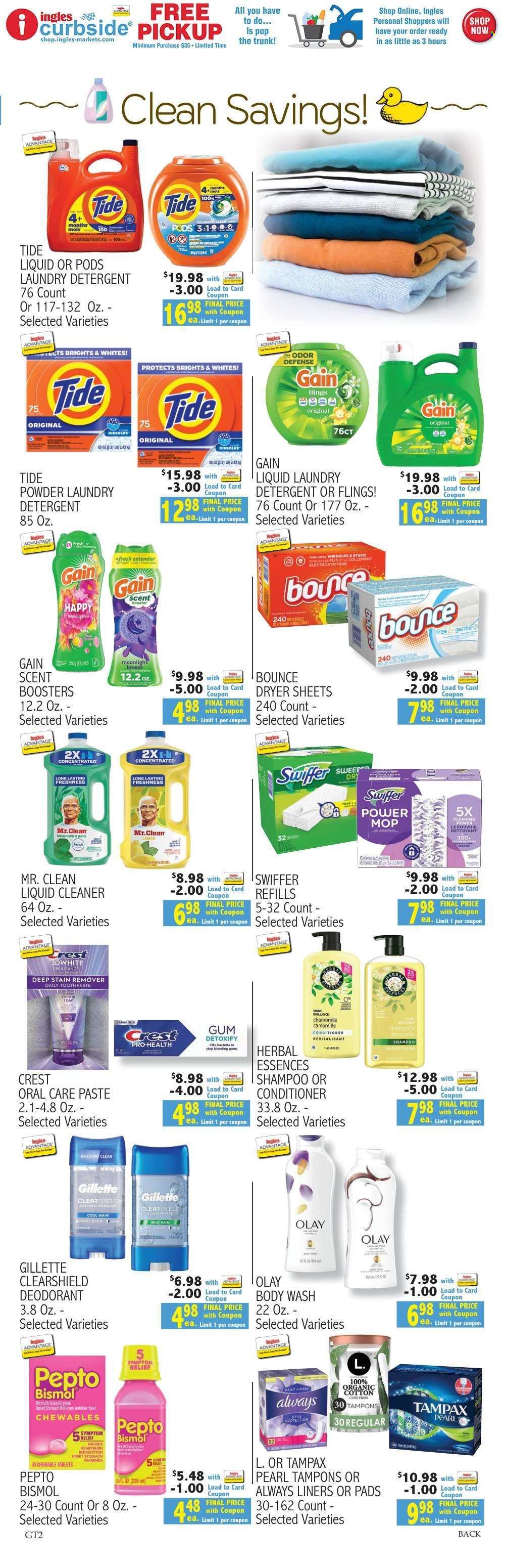 INGLES ad - Specials