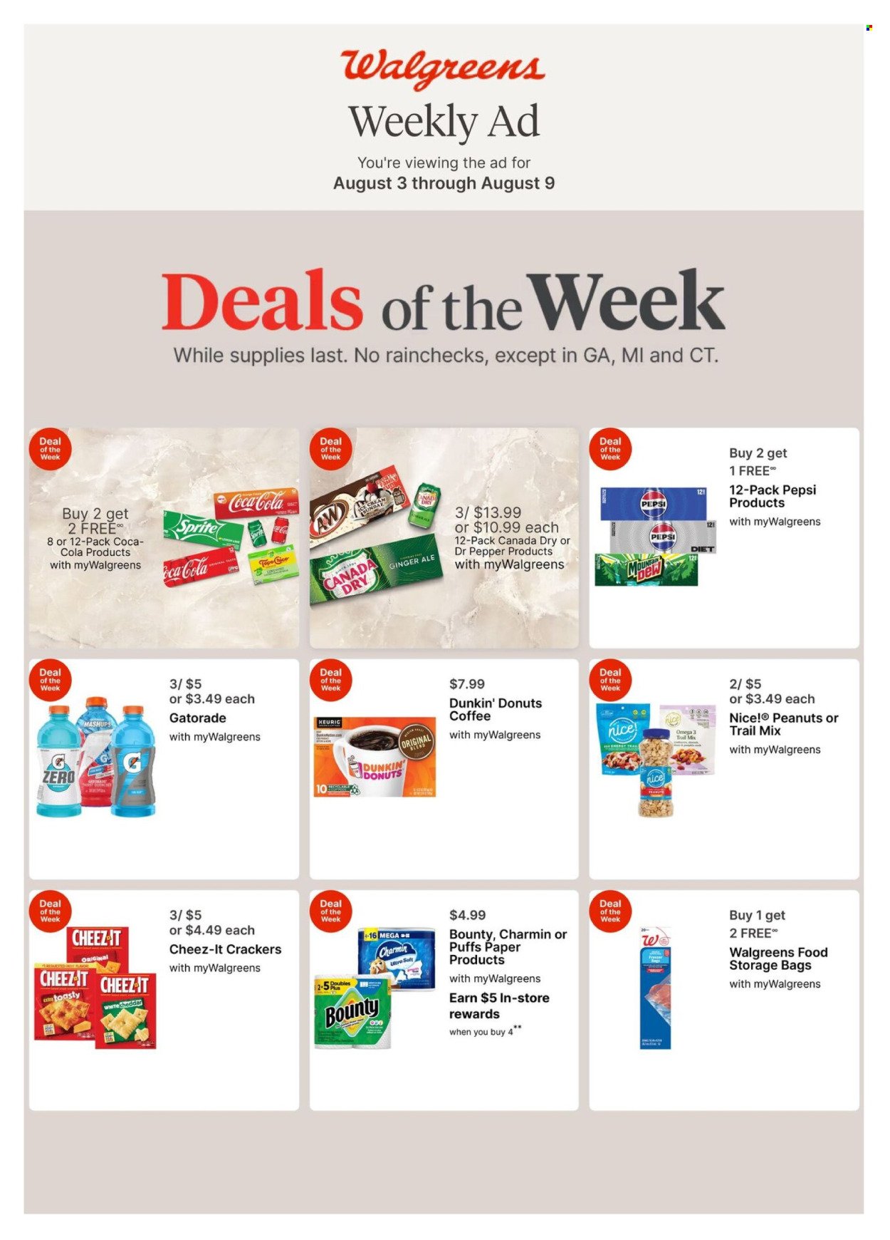 WALGREENS ad - Weekly Ad (2025-08-03 - 2025-08-09) | 1