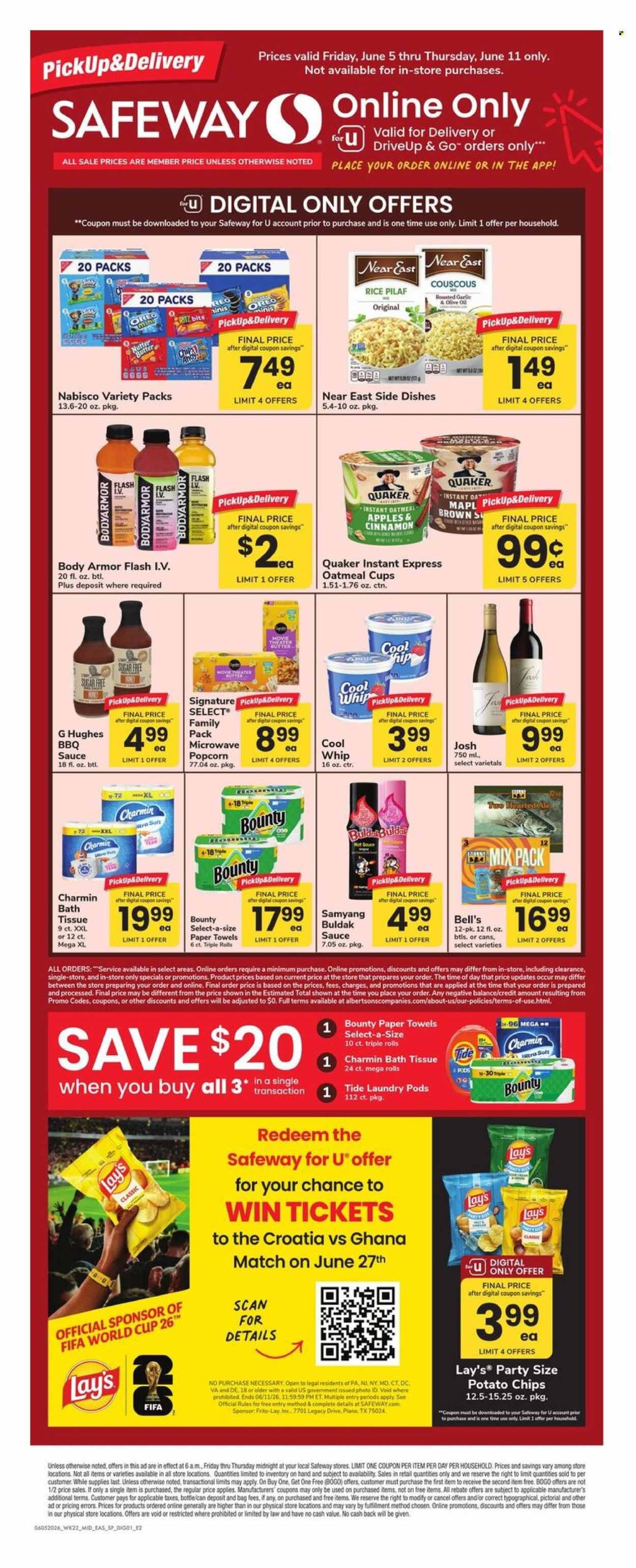 SAFEWAY ad - Bonus Online Savings