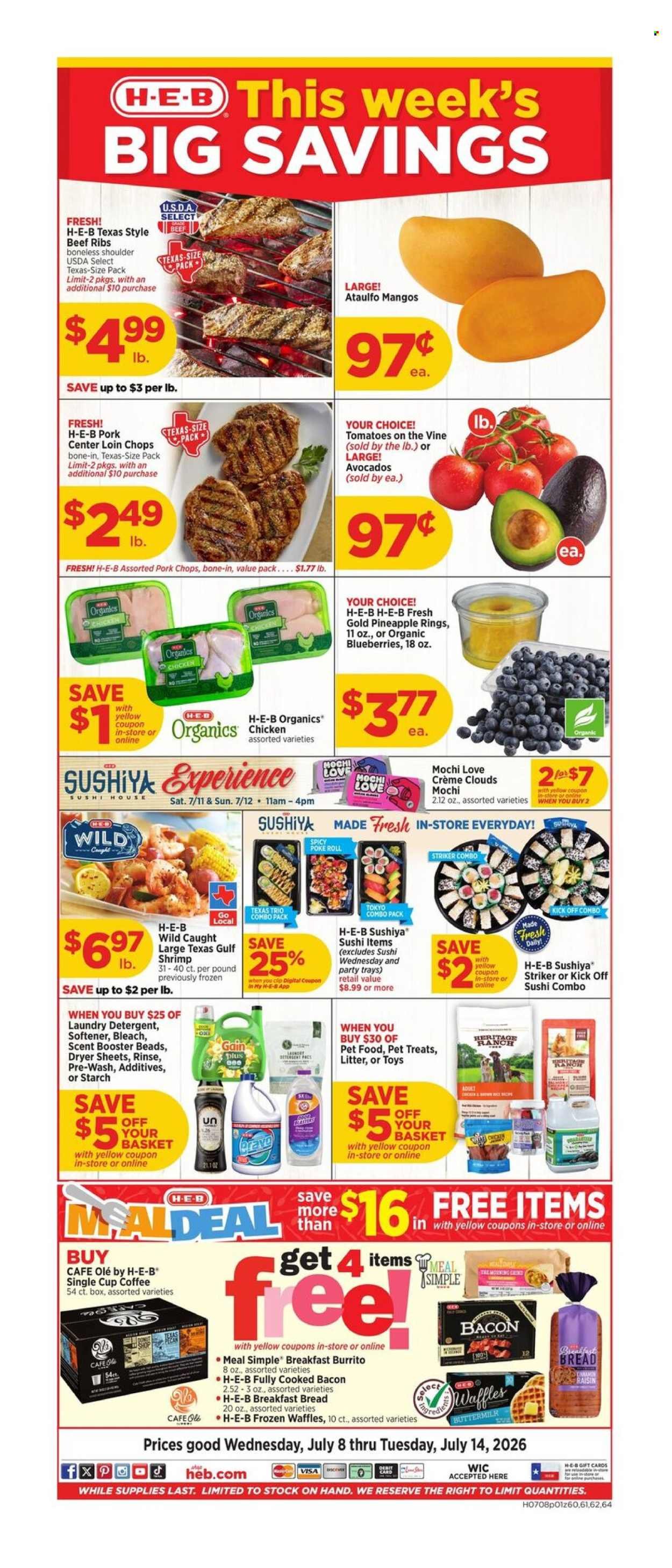H-E-B ad - Weekly Ad