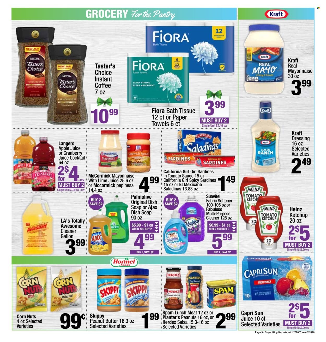 SUPER KING MARKETS ad - Weekly Ad