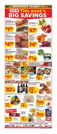H-E-B ad - Weekly Ad