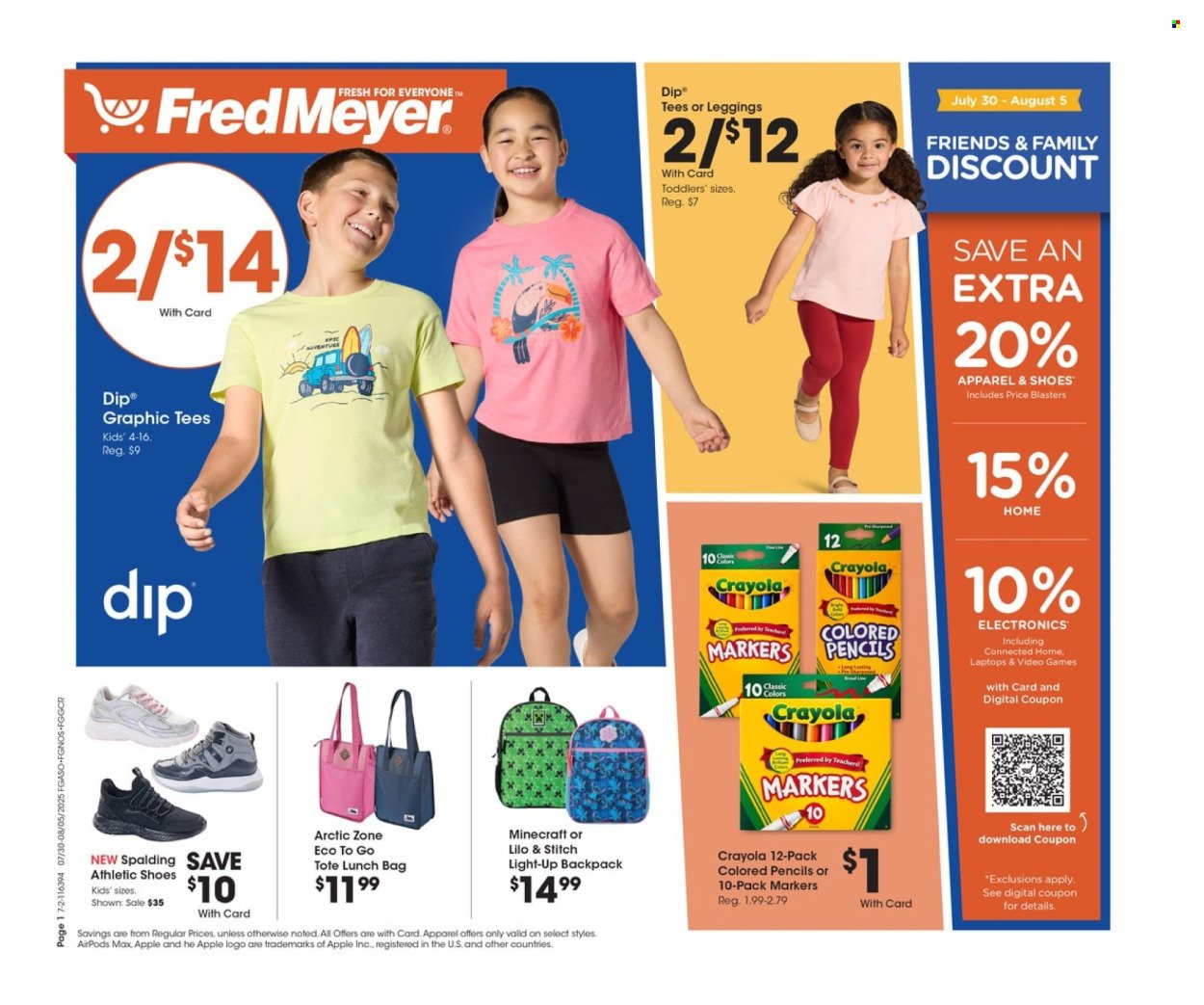 FRED MEYER ad - Home & Apparel (2025-07-30 - 2025-08-05) | 1