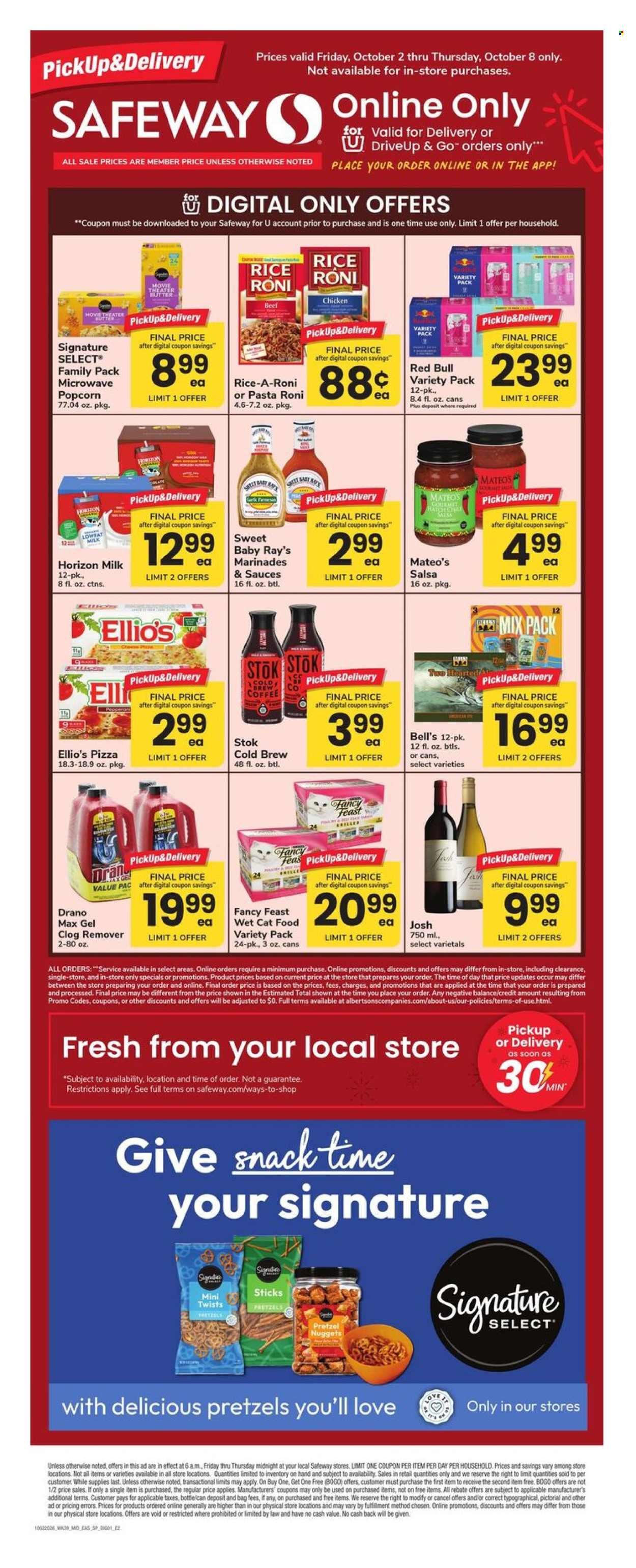SAFEWAY ad - Bonus Online Savings
