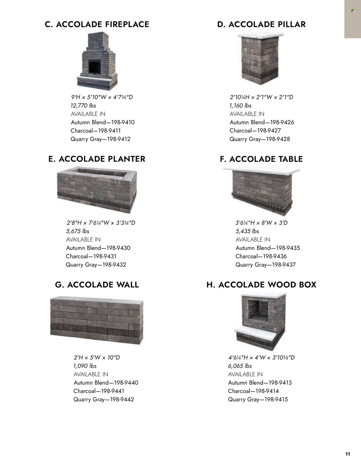 MENARDS ad - Outdoor Living Block Catalog