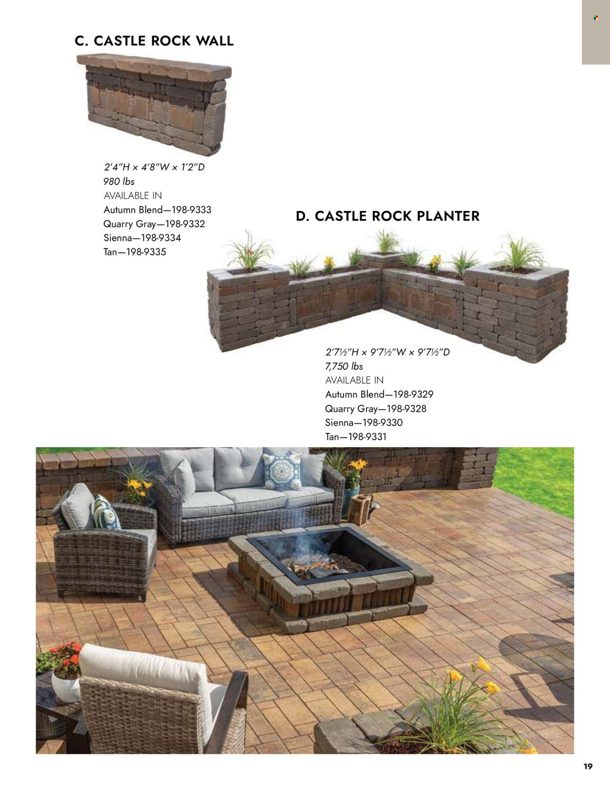 MENARDS ad - Outdoor Living Block Catalog
