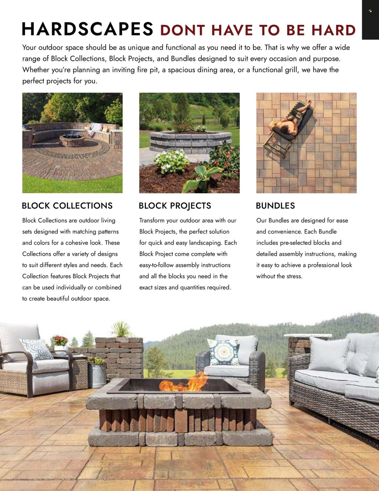 MENARDS ad - Outdoor Living Block Catalog