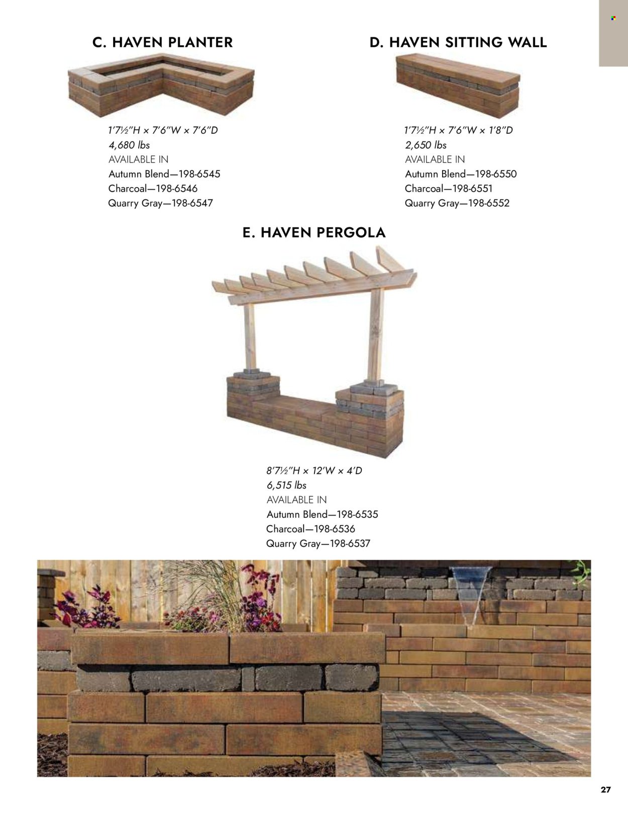 MENARDS ad - Outdoor Living Block Catalog