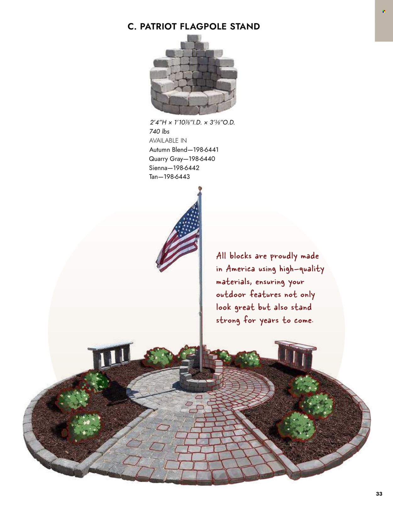 MENARDS ad - Outdoor Living Block Catalog